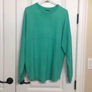 Aqua green Bowling Green long sleeve shirt